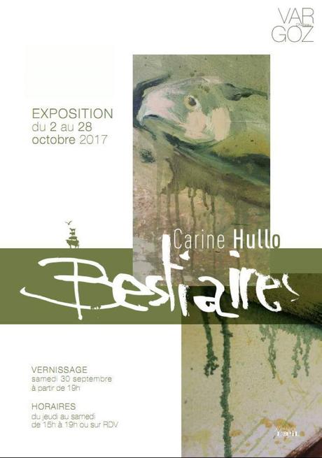 Carine Hullo – Exposition « Bestiaires » du 2 au 28 octobre 2017