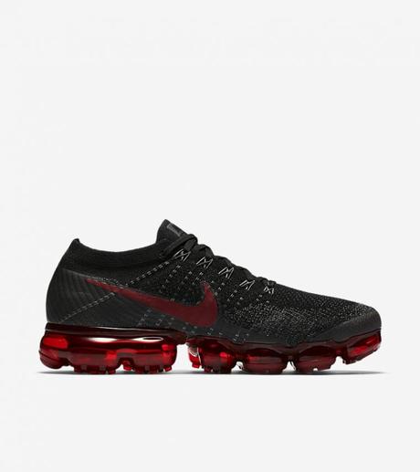Nike Air Vapormax Black University Red : Release Reminder Nike Air Vapormax Black University Red
