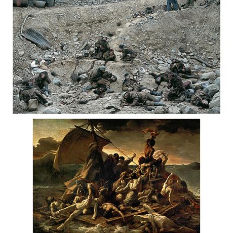 Jeff Wall la photographie mise en scène jeff-wall,-gericault,-radeau-meduse