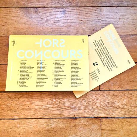 Annonce des cinq finalistes du prix Hors Concours Annonce des cinq finalistes du prix Hors Concours