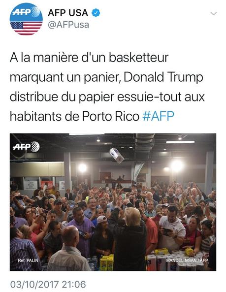 Trump visite Porto Rico
