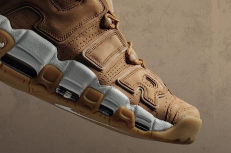 Nike Air More Uptempo Flax : Closer Look Nike Air More Uptempo Flax