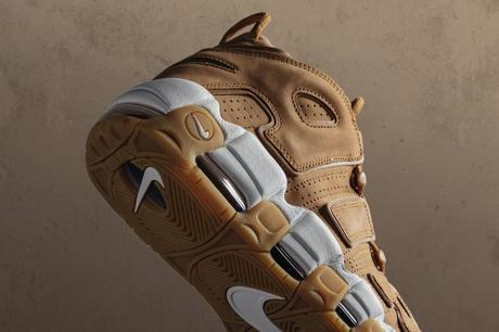 Nike Air More Uptempo Flax : Closer Look Nike Air More Uptempo Flax
