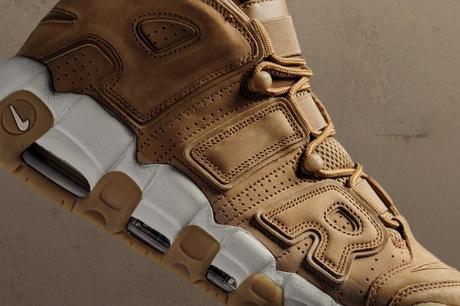 Nike Air More Uptempo Flax : Closer Look Nike Air More Uptempo Flax