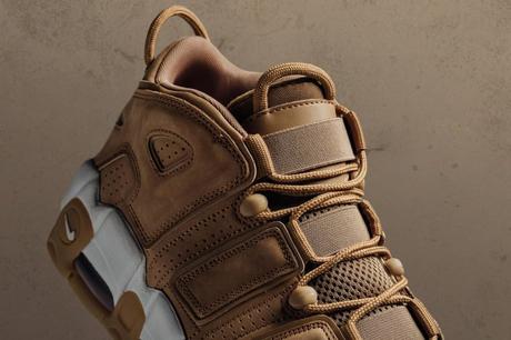 Nike Air More Uptempo Flax : Closer Look Nike Air More Uptempo Flax