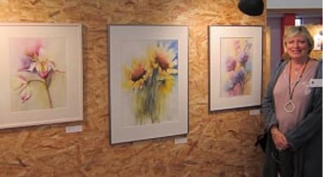 Mardi c’était le vernissage de » Pour toi l’aquarelle « Mardi c’était le vernissage de » Pour toi l’aquarelle «