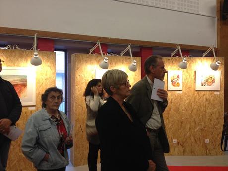 Mardi c’était le vernissage de » Pour toi l’aquarelle « Mardi c’était le vernissage de » Pour toi l’aquarelle «