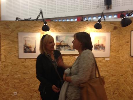 Mardi c’était le vernissage de » Pour toi l’aquarelle « Mardi c’était le vernissage de » Pour toi l’aquarelle «