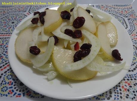 SALADE DE FENOUIL ET POIRE / FENNEL AND PEAR SALAD / ENSALADA DE HINOJO Y PERA / سلطة الشمر(البسباس) و الاجاص SALADE DE FENOUIL ET POIRE / FENNEL AND PEAR SALAD / ENSALADA DE HINOJO Y PERA / سلطة الشمر(البسباس) و الاجاص