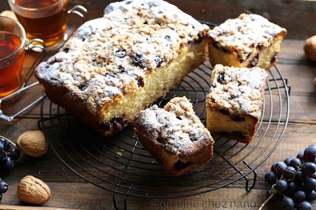 Crumble cake aux raisins noirs Crumble cake aux raisins noirs
