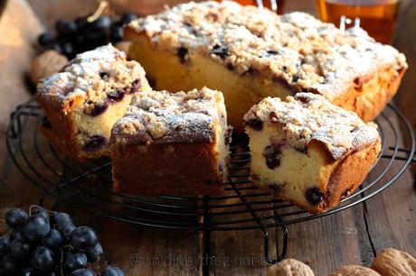 Crumble cake aux raisins noirs Crumble cake aux raisins noirs