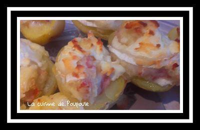 Pomme de terre au chèvre et jambon cru au thermomix ou sans Pomme de terre au chèvre et jambon cru au thermomix ou sans