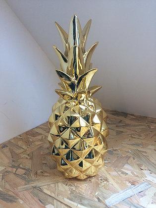 HDesign, nouvelle boutique en ligne déco et brocante à Lille Ananas doré déco