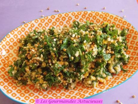 Chou Kale et multi-céréales en salade (Vegan) Comment cuisiner le chou Kale ?