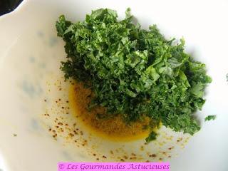 Chou Kale et multi-céréales en salade (Vegan) Chou Kale et multi-céréales en salade (Vegan)