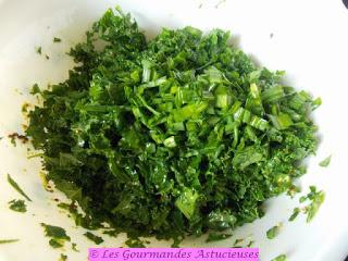 Chou Kale et multi-céréales en salade (Vegan) Chou Kale et multi-céréales en salade (Vegan)