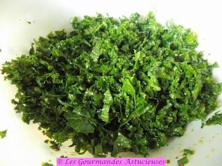 Chou Kale et multi-céréales en salade (Vegan) Chou Kale et multi-céréales en salade (Vegan)