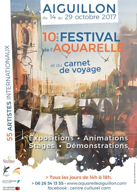 Festival de l’aquarelle et du carnet de voyage d’Aiguillon