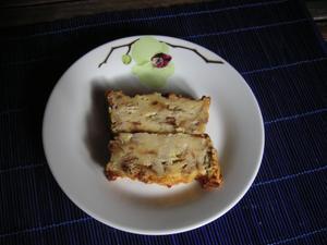 Cake de pain perdu à la banane (recette du Panier Volant)