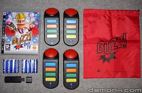 Buzz Quizz TV + Buzzers Sans Fil sur PS3