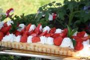 Tarte aux fraises à la mousse de mascarpone