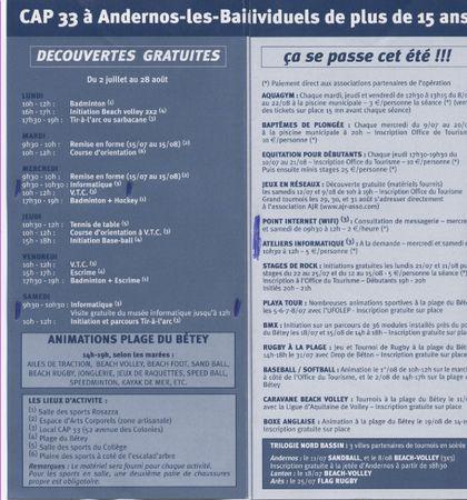 ACCES INTERNET (WIFI et ETHERNET) CAP33 ANDERNOS CAP33_2008_2