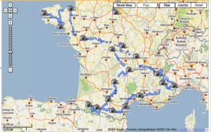 Le Tour de France 2008 visualisé à 360° avec GoogleMaps
