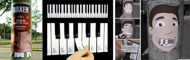 12 outils pour faire connaitre un commerce ou une petite entreprise – Partie 1 affichage sauvage