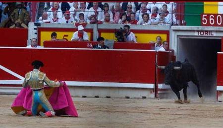 Pamplona : corrida du conde de la corte Francisco_Marco
