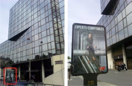 Campagne de communication de l’Ordre des Experts-Comptables mise en place La campagne diffusée juste au pied de l\'immeuble Orcom - Orléans