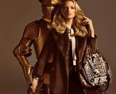 Lilly Donaldson pose pour la nouvelle collection de Gucci : Hysteria