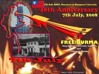 Birmanie, le 7 juillet est une journée de deuil Birmanie, le 7 juillet est une journée de deuil