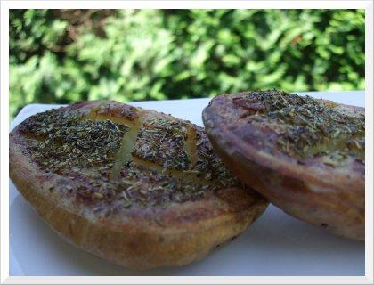 Pommes de terre soufflées aux herbes Pommes de terre soufflées aux herbes