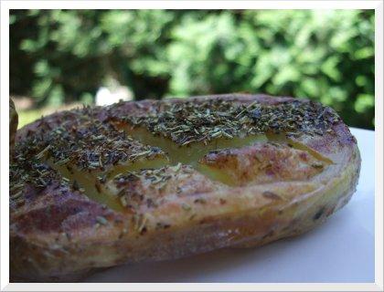 Pommes de terre soufflées aux herbes Pommes de terre soufflées aux herbes
