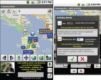 Application Android-Commandro Application Gphone Android - Commandro