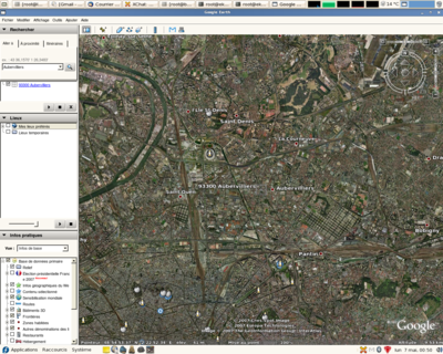 Fedora Core 6 et Google Earth