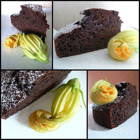 Gâteau chocolat et courgette zucchinii