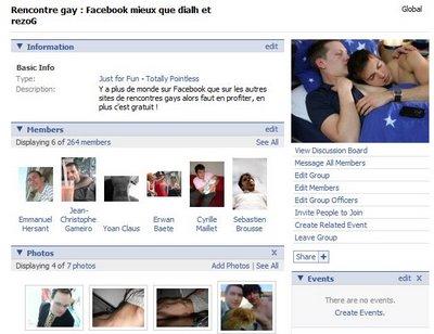 Rencontre Gay sur Facebook