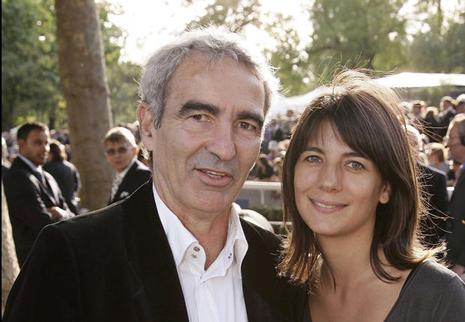 Raymond Doménech, sélectionneur de l'Equipe de France de Football, et sa compagne Estelle Denis