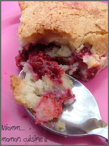 Gâteau très fondant aux amandes & framboises Gâteau très fondant aux amandes & framboises