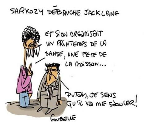Nicolas Sarkozy remercie Jack Lang
