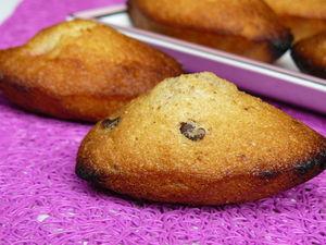 Madeleines a la fraise et noisettes choco madeleine3