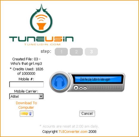 Tune Us In, créez vos sonneries de téléphone Tune Us In, créez vos sonneries de téléphone