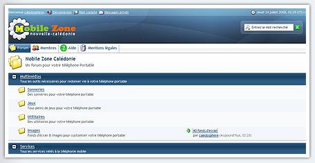 Mobile Zone Calédonie