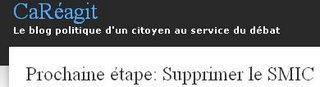 Après les RTT, supprimons le SMIC
