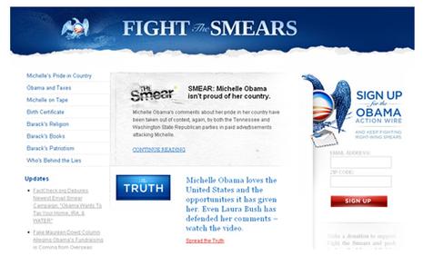L'EQUIPE ELECTORALE DE BARACK OBAMA LUTTE CONTRE LES RUMEURS ISSUES DU WEB L'EQUIPE ELECTORALE DE BARACK OBAMA LUTTE CONTRE LES RUMEURS ISSUES DU WEB