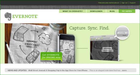 Evernote, votre mémoire en ligne