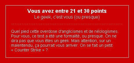 Test : êtes vous geek ?