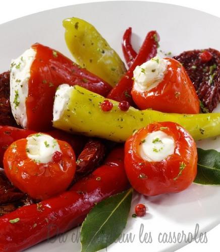 Antipasti #3. Peperoncini farcis à la