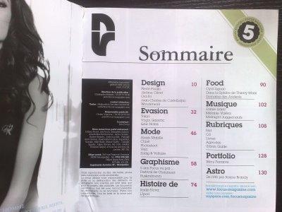 Focus Magazine... 5 ans déjà !